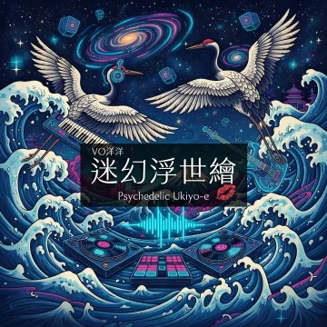 迷幻浮世繪 Psychedelic Ukiyo-e專輯封面- VO洋洋音樂製作發行